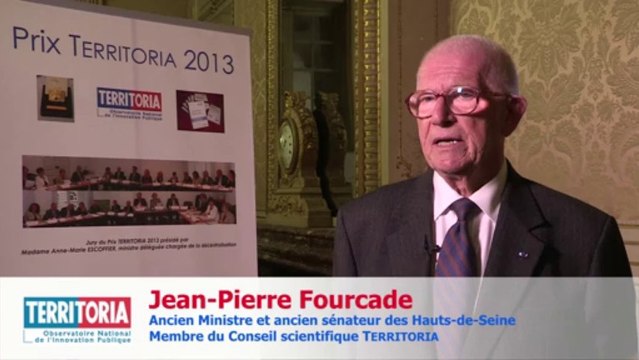 Prix TERRITORIA 2013 : Jean-Pierre Fourcade