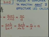L'inverse d'une fraction et la division de deux fractions
