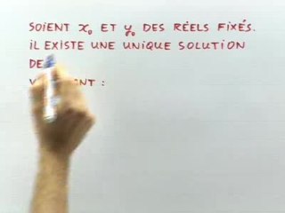 Equation différentielle y' = ay+b - Cours 5