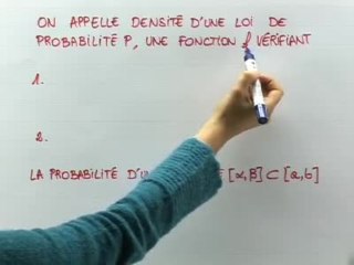 Les lois continues - Cours 2