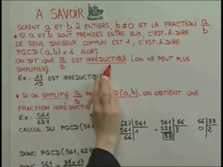Simplifier les fractions à l'aide du PGCD