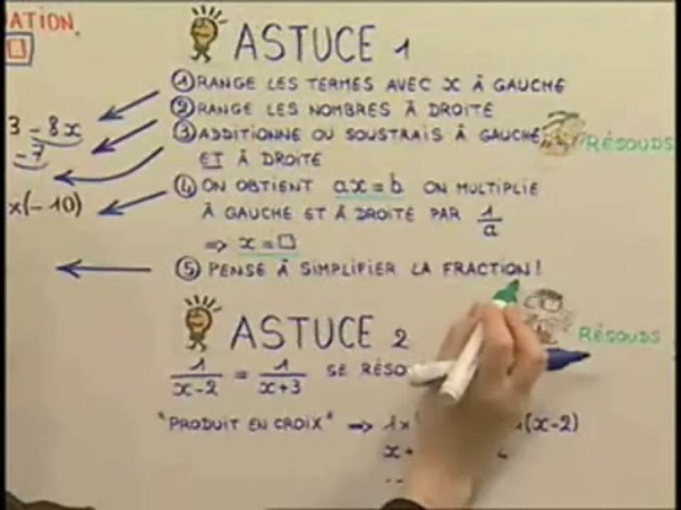 Les astuces de résolution