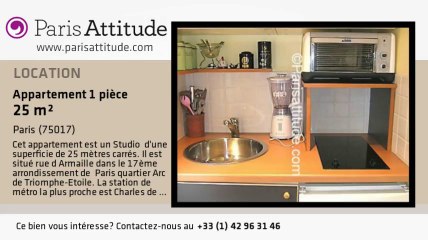 Appartement Studio à louer - Arc de Triomphe, Paris - Ref. 3827