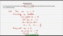 FSc Math Book1, CH 4, LEC 30: Ex 4.10