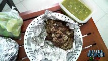 Gastronomia Méxicana!! Unboxing de unos tacos de Barbacoa!!
