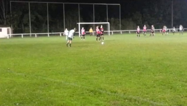 Coup franc pleine lucarne kevin 16/11/2013