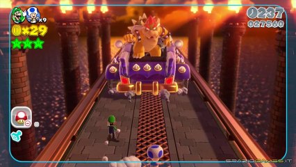 Super Mario 3D World - Gameplay mondo 1-3 e primo castello