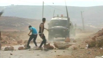 Palestinians in West Bank clash with Israeli troops