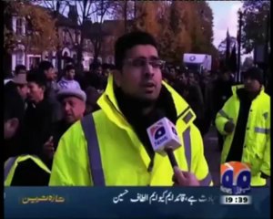 Thousands mourn the tragedy of Kerbala in London on Ashura 2013