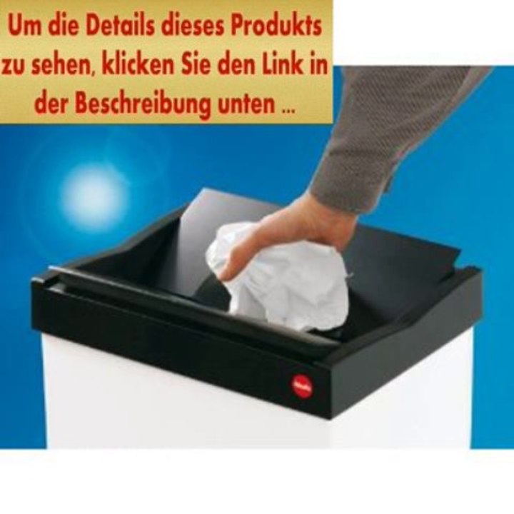 Angebote Hailo 6404-101 Großraum-Abfallbox mit Schwingdeckel Big-Box 40, Edelstahl