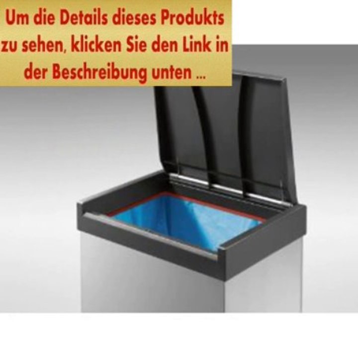 Angebote Hailo 0860-901 Großraum-Abfallbox mit Touch-Deckelöffnung Big-Box 60 Touch, weiß
