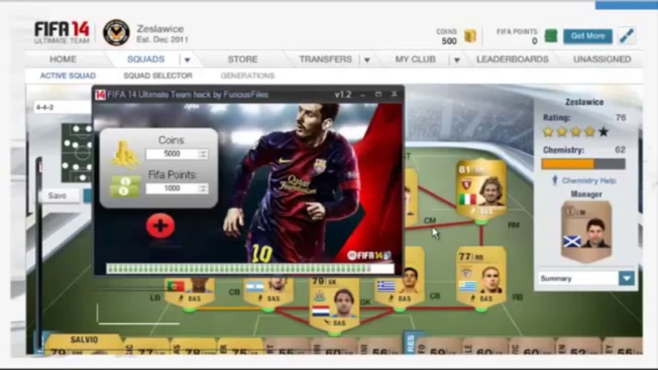 FIFA 14 Hack Cheat Tool Ultimate Team Download