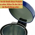 Angebote Hailo Kosmetikeimer 4L Trento4 blau 27cm Mülleimer Treteimer Abfalleimer