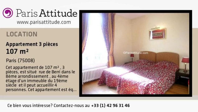 Appartement 2 Chambres à louer - Champs Elysées, Paris - Ref. 6632