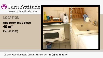 Appartement Alcove Studio à louer - Champs Elysées, Paris - Ref. 39