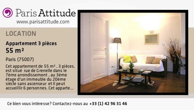 Appartement 2 Chambres à louer - Tour Eiffel, Paris - Ref. 4563