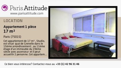 Appartement Studio à louer - Bir Hakeim, Paris - Ref. 5818