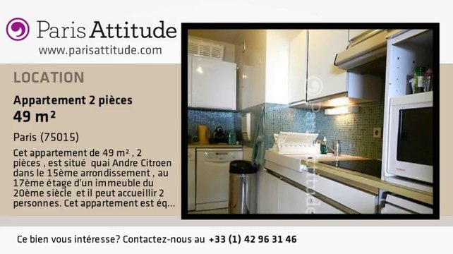 Appartement 1 Chambre à louer - Parc André Citroën, Paris - Ref. 8223