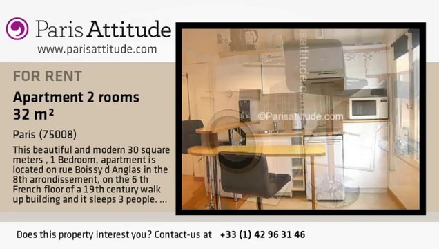 1 Bedroom Apartment for rent - Madeleine, Paris - Ref. 6959