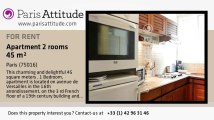 1 Bedroom Apartment for rent - Porte de St Cloud, Paris - Ref. 4076
