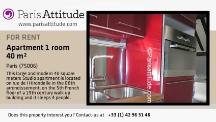 Studio Apartment for rent - Quartier Latin/St Michel, Paris - Ref. 2764