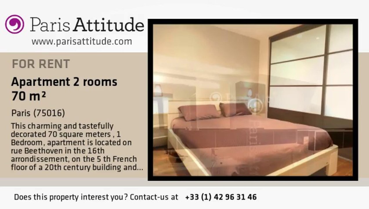 1 Bedroom Apartment for rent - Trocadéro, Paris - Ref. 8120