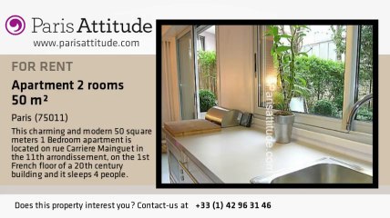 1 Bedroom Apartment for rent - Charonne, Paris - Ref. 2918