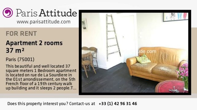 1 Bedroom Apartment for rent - Place Vendôme, Paris - Ref. 3396