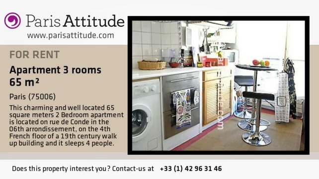 2 Bedroom Apartment for rent - St Germain, Paris - Ref. 3528