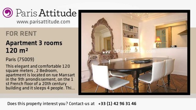 2 Bedroom Apartment for rent - Moulin Rouge/Pigalle, Paris - Ref. 7241