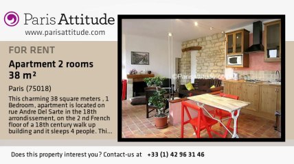 1 Bedroom Apartment for rent - Sacré Cœur, Paris - Ref. 5744