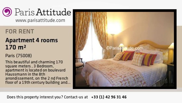 3 Bedroom Apartment for rent - Miromesnil, Paris - Ref. 6552