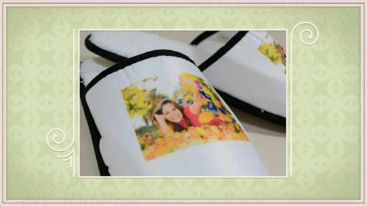 Paire de chausson personnalisée