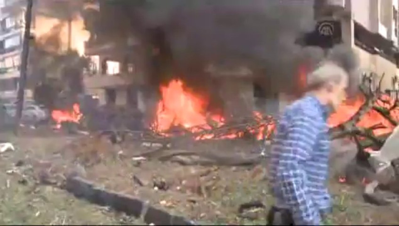 Patlama anı kaydedildi