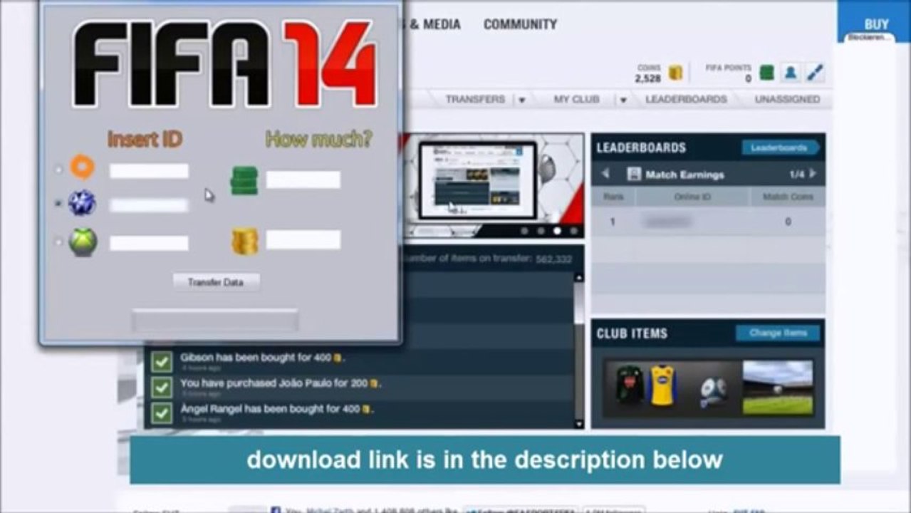 FIFA 14 Ultimate Team Coins FIFA Points Generator Proof
