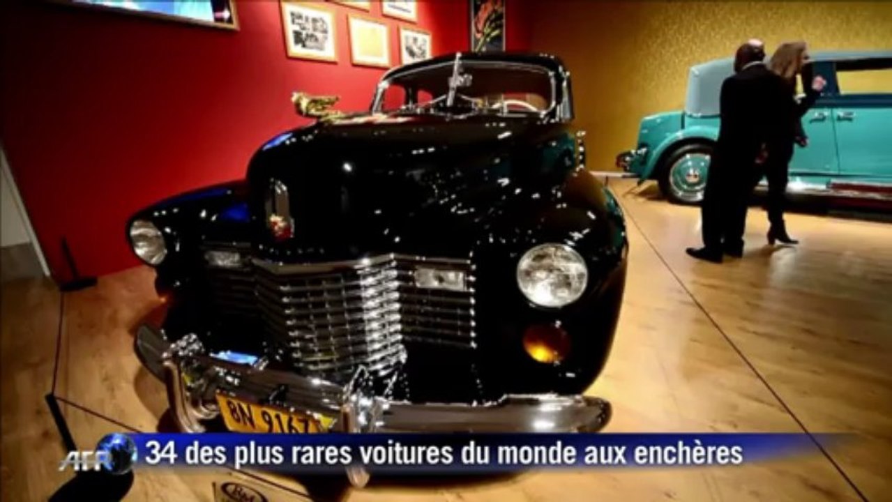 Vente aux enchères de voitures anciennes à New York