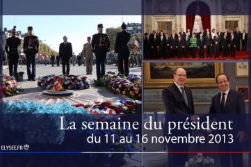 La semaine du président du 11 au 16 novembre 2013