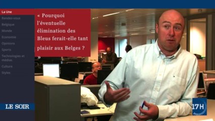 Edito vidéo : pourquoi l'éventuelle élimination des bleus ferait-elle tant plaisir aux Belges ?