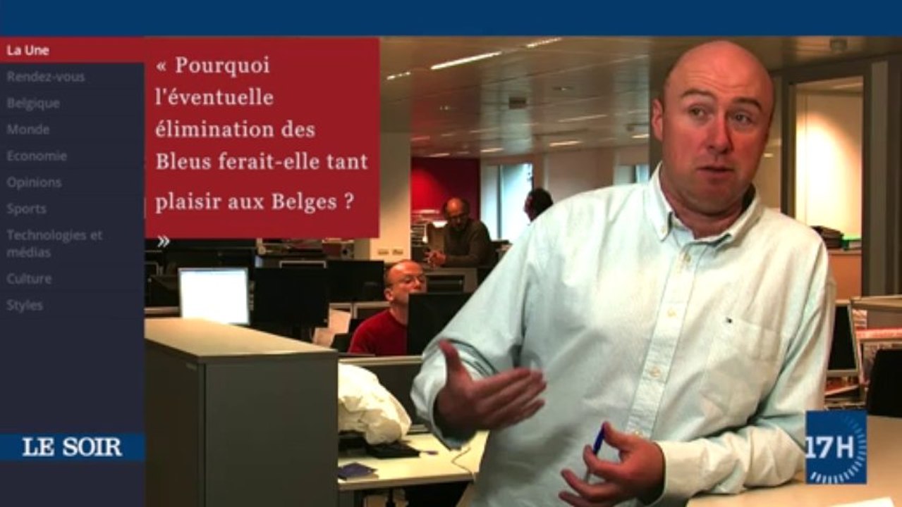 Edito vidéo : pourquoi l'éventuelle élimination des bleus ferait-elle tant plaisir aux Belges ?