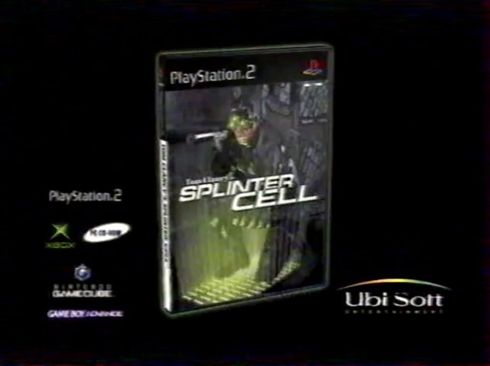 Publicité Playstation.2 Splinter Cell 2003