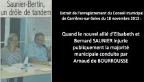 Un soutien de Bernard Saunier insulte la majorité municipale de Carrières-sur-Seine