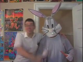 Dailymotion poop AVGN vs Bugs bunny