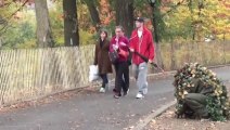 Bush Man Prank In Central Park, New York City