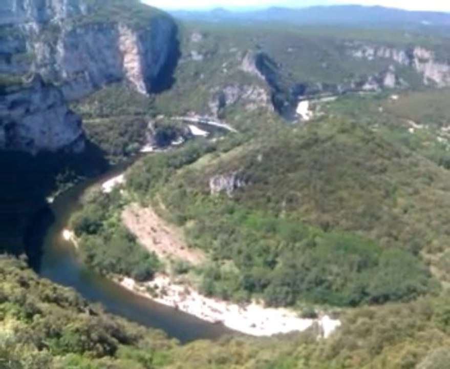 les gorges de l'ardèche