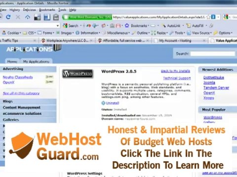 How To Install WordPress Blog and Wordpress Hosting