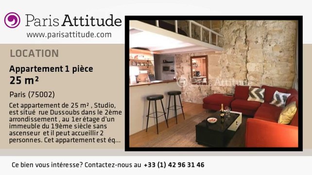 Appartement Studio à louer - Montorgueil, Paris - Ref. 1778