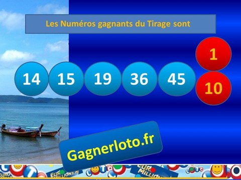 RESULTAT EUROMILLIONS TIRAGE MARDI 19 NOVEMBRE NUMERO GAGNANT