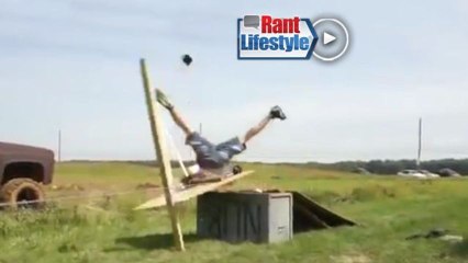 Backyard Stunt Fails Video Compilation