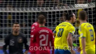Zlatan Ibrahimovic Amazing Goal Portugal Vs Sweden 1-1 Gooalive.com ~ 19/11/2013