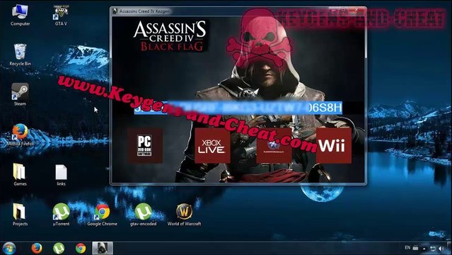 Asssassins creed IV Black Flag CD key Generator Serial Key Keygen